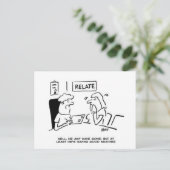 Absent Mari envoie une carte postale. (Debout devant)