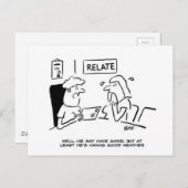 Absent Mari envoie une carte postale. (Devant / Derrière)