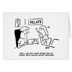 Absent Mari envoie une carte postale.