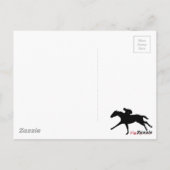 Absentee- Irad Ortiz jr.  Camgo, Irish Roar Briefkaart (Achterkant)