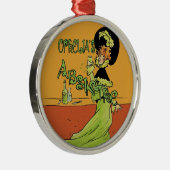 Absinthe 1890s Style Metalen Ornament (Rechts)