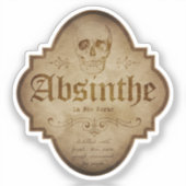 Absinthe Apothecary DC Sticker (Voorkant)