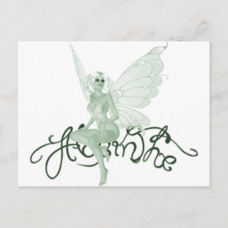 Absinthe Art Signature Green Fairy - Absinthe Briefkaart