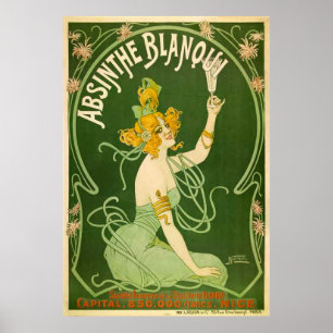  Absinthe Blanqui Advertisement Poster
