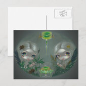 "Absinthe: Briefkaart Anise and Artemisia" (Voorkant / Achterkant)