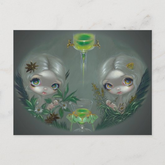 "Absinthe: Briefkaart Anise and Artemisia" (Voorkant)