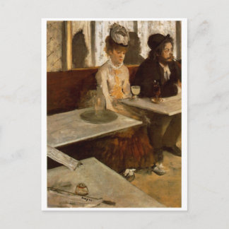 Absinthe by Degas Briefkaart