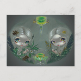 "Absinthe : Carte postale Anise et Artemisia"