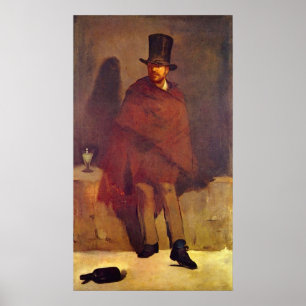 Absinthe Drinker door Edouard Manet Poster