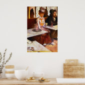Absinthe Drinkers door Edgar Degas Poster (Keuken)