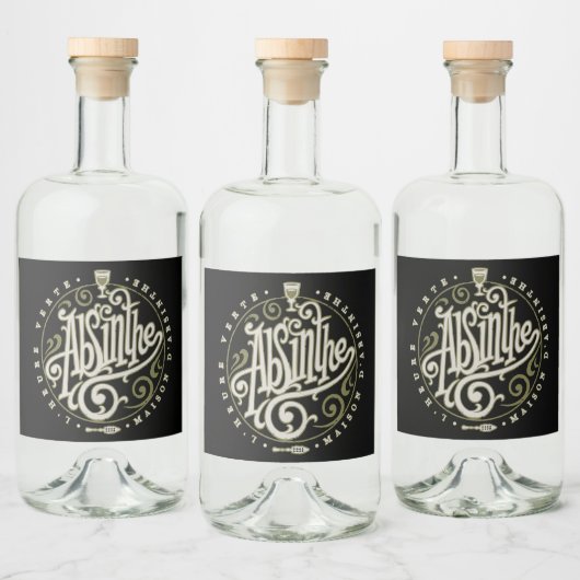 Absinthe Étiquette (Bouteilles)