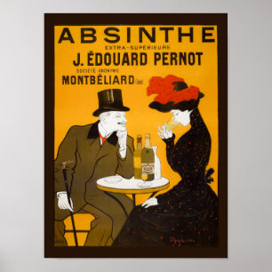 Absinthe Extra-Superieure J. Edouard Pernot - 1901 Poster