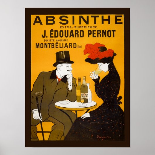 Absinthe Extra-Superieure J. Edouard Pernot - 1901 Poster (Voorkant)