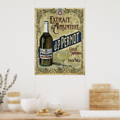 Absinthe Extrait J.P.Pernot Poster (Keuken)