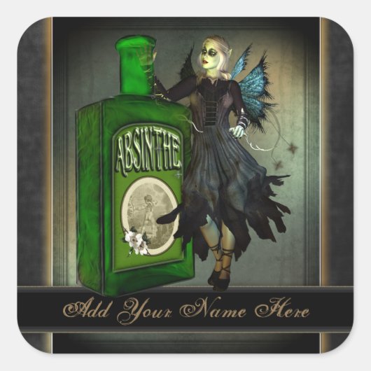 Absinthe Faerie Bookplate Stickers (Voorkant)