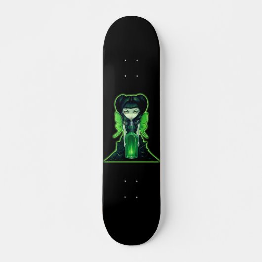 Absinthe fairy gothic absinth art Skateboard (Voorkant)