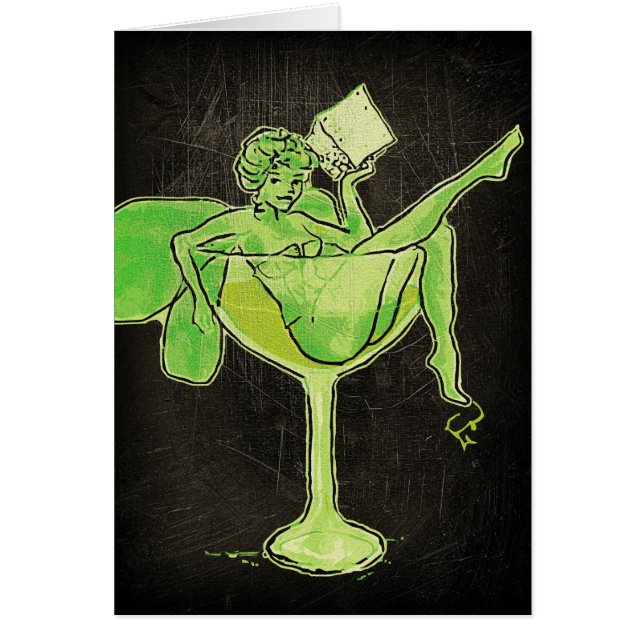 Absinthe Girl in Glass (geen tekst) (Voorkant)