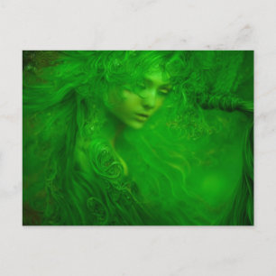 Absinthe Green Fairy Briefkaart