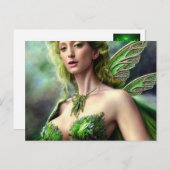 Absinthe Green Fairy Briefkaart (Voorkant / Achterkant)