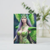Absinthe Green Fairy Carte postale (Debout devant)