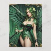 Absinthe Green Fairy Carte postale (Devant)