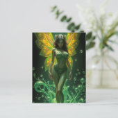 Absinthe Green Fairy Carte postale (Debout devant)