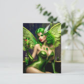 Absinthe Green Fairy Carte postale (Debout devant)