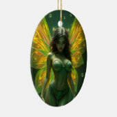 Absinthe Green Fairy Ceramic Ornament (Rechts)