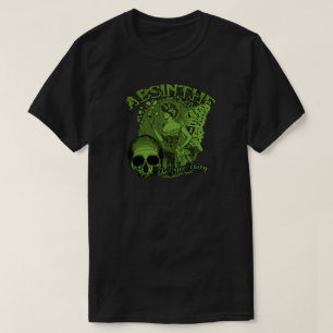 Absinthe Green Fairy Lady T-shirt