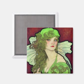 Absinthe Green Fairy Magnet Magneet (Voorkant / Achterkant)