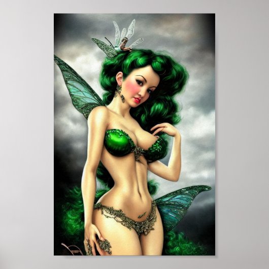 Absinthe Green Fairy Poster (Voorkant)