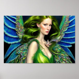 Absinthe Green Fairy Poster