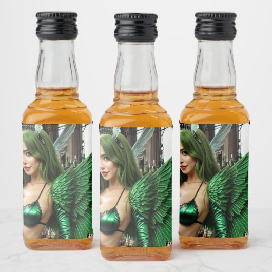 Absinthe Groene Fee Likeurfles Etiket (Flessen)