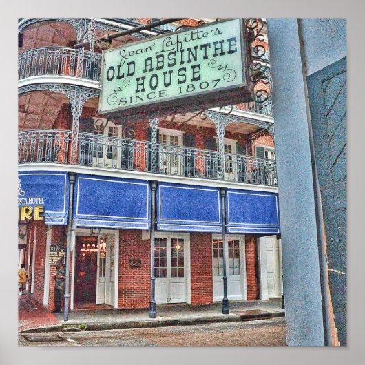 Absinthe House Poster (Voorkant)