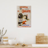 Absinthe La Charlotte Poster (Keuken)