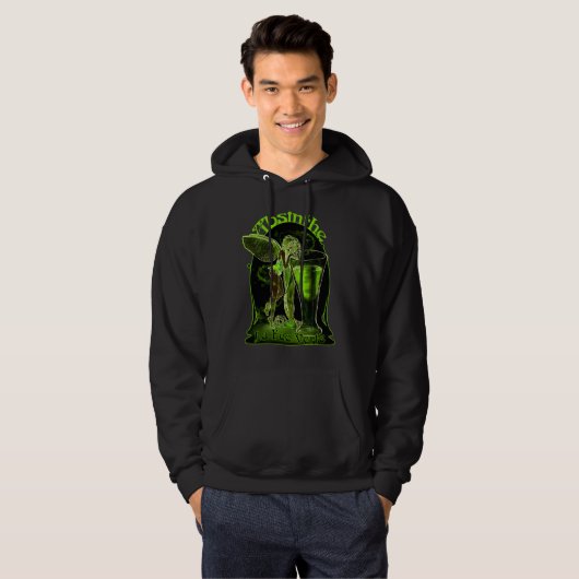 Absinthe La Fee verte faire with Glass Hoodie (Voorkant volledig)