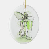 Absinthe La Fee verte faire with Glass Keramisch Ornament (Rechts)