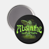 Absinthe La Fee verte faire with Glass Magneet (Voorkant / Achterkant)