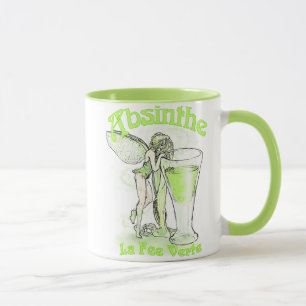 Absinthe La Fee verte faire with Glass Mok