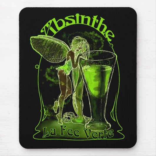 Absinthe La Fee verte faire with Glass Muismat (Voorkant)