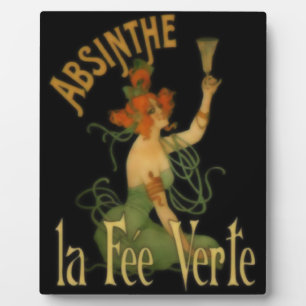 Absinthe La Fee Verte Fotoplaat