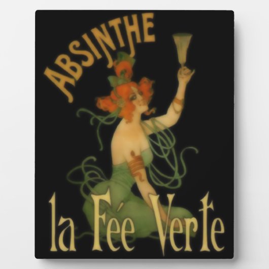 Absinthe La Fee Verte Fotoplaat (Voorkant)