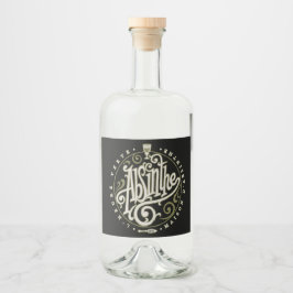 Absinthe Label Likeurfles Etiket