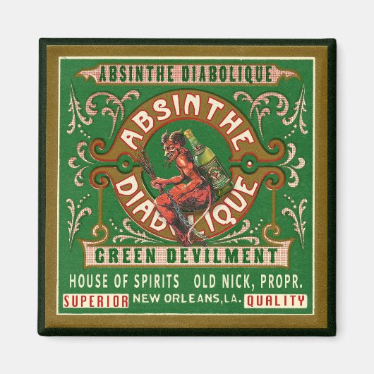  Absinthe Label Magnet Magneet (Voorkant)