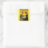 Absinthe Leonetto Cappiello  reclame Vierkante Sticker (Tas)