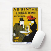 ABSINTHE maakt de hartgroei een fonder Muismat (Met muis)