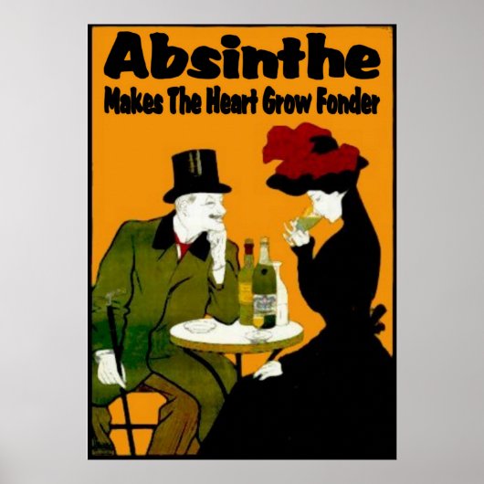 Absinthe MAkes the Heart Grow Fonder Poster (Voorkant)