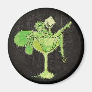 Absinthe Meisje In Glas (geen tekst) Magneet