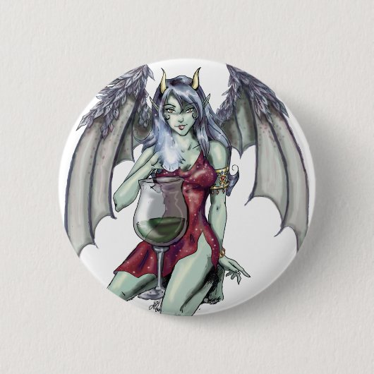 Absinthe Now Fairy Round Button (Voorkant)