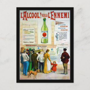 Absinthe Poison Briefkaart